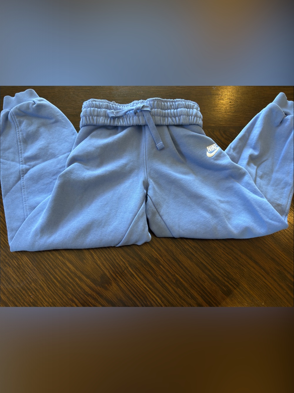 Nike Kids Light Blue Fleece Joggers
